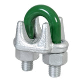 2-1/2 Inch Van Beest Green Pin® Drop Forged Wire Rope Clip | Hot Dipped Galvanized - G-6240 - CLGRP64